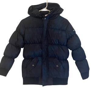 Appaman‎ Teal Cloud Black Down Puffer Jacket NWT Size 12